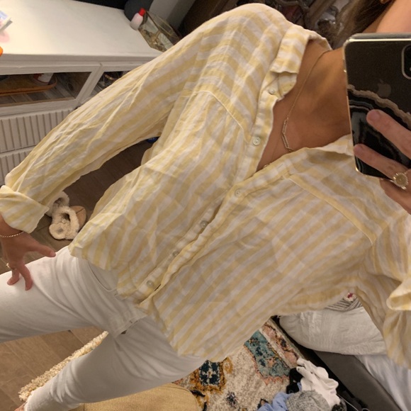 Striped button up - Picture 1 of 2